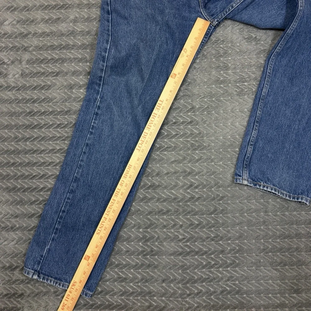 Vtg Levis 505 Jeans Mens Fits 32x31 Regular Fit Straight Leg Medium Wash Y2K